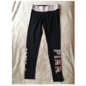 Victoria’s Secret PINK Ombré Bling Yoga Leggings